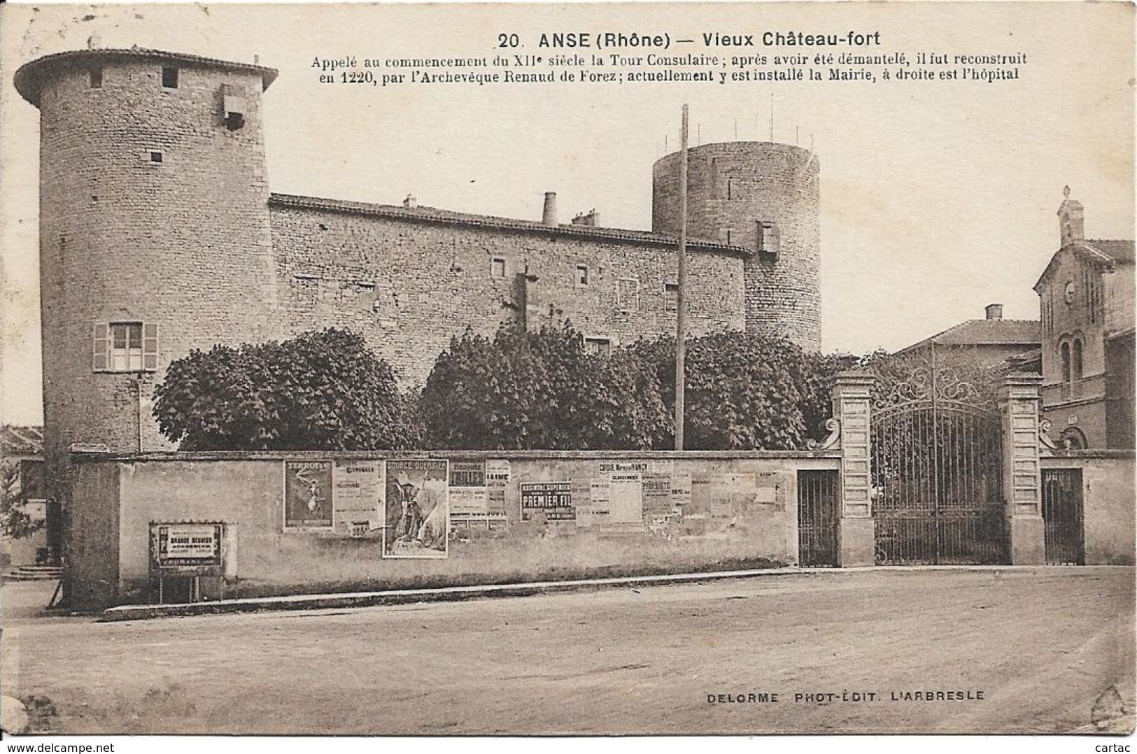 D69 - ANSE  - VIEUX CHATEAU FORT - Anse