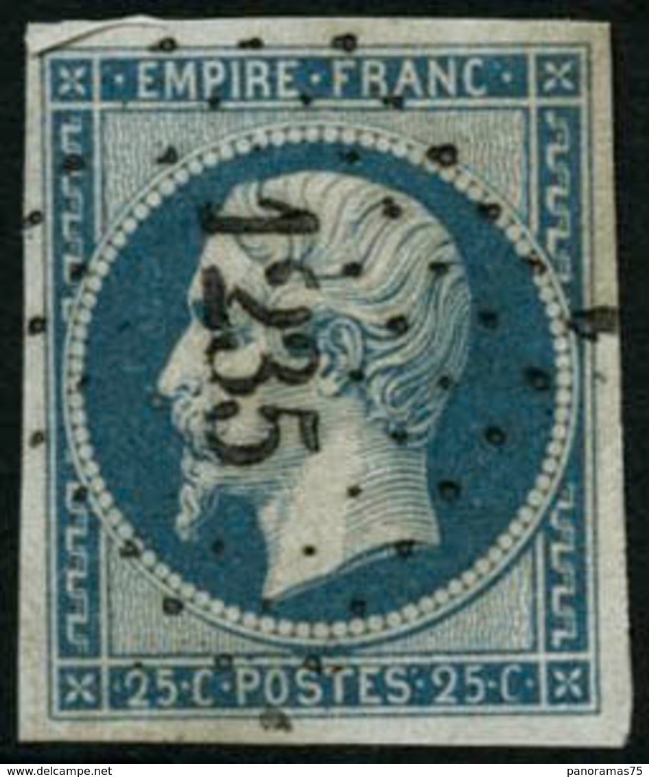 Oblit. N°15 25c Bleu - TB - 1853-1860 Napoléon III.