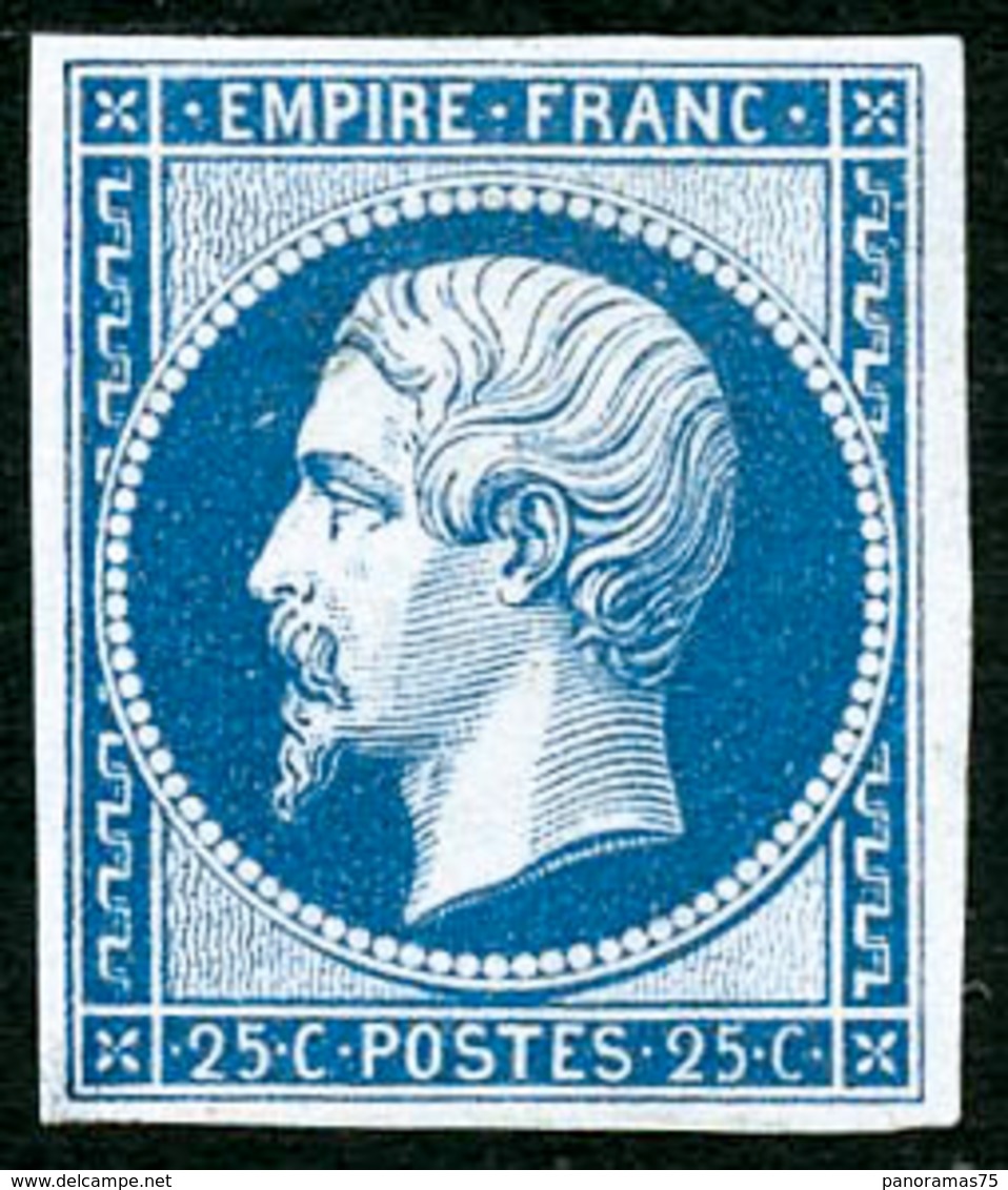 ** N°15c 25c Bleu, Réimp - TB - 1853-1860 Napoléon III.