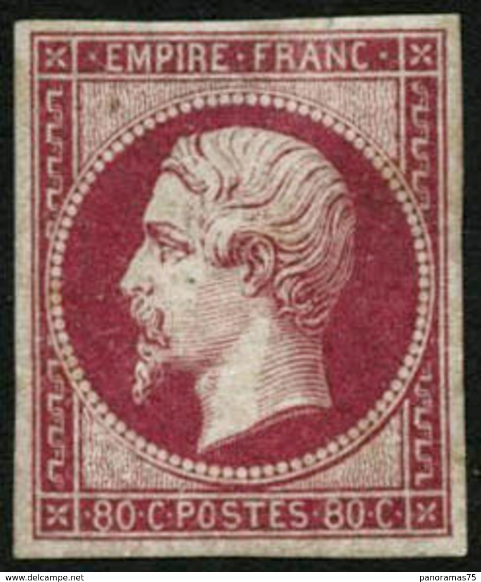 ** N°17B 50c Rose, Signé Calves - TB - 1853-1860 Napoléon III.