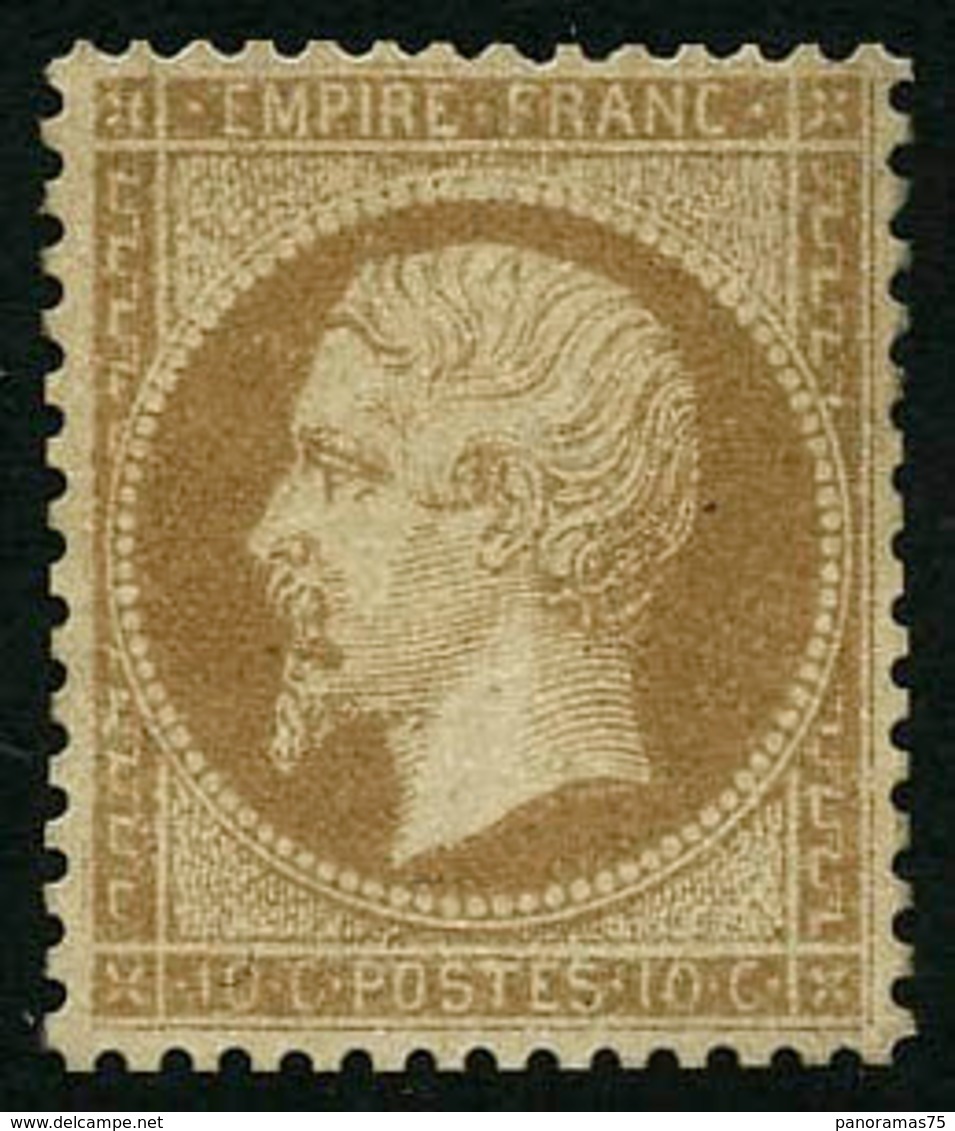 * N°21 10c Bistre Très Bien Centré - TB - 1862 Napoleon III