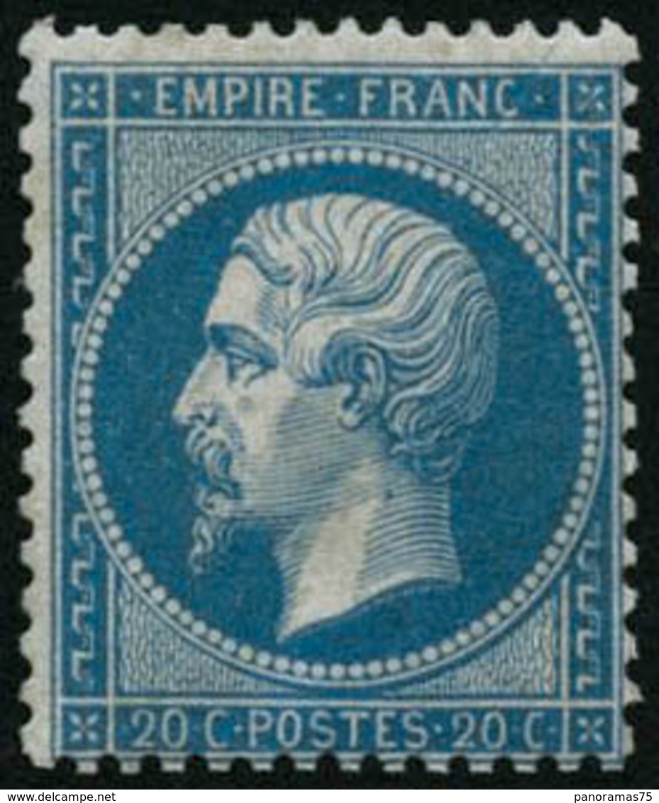 ** N°22 20c Bleu - TB - 1862 Napoléon III.