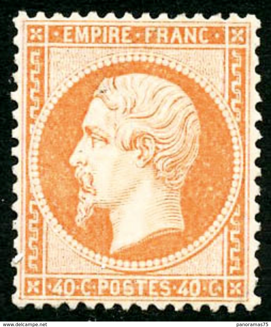** N°23 40c Orange, Pièce De Luxe , Certif - TB - 1862 Napoleon III