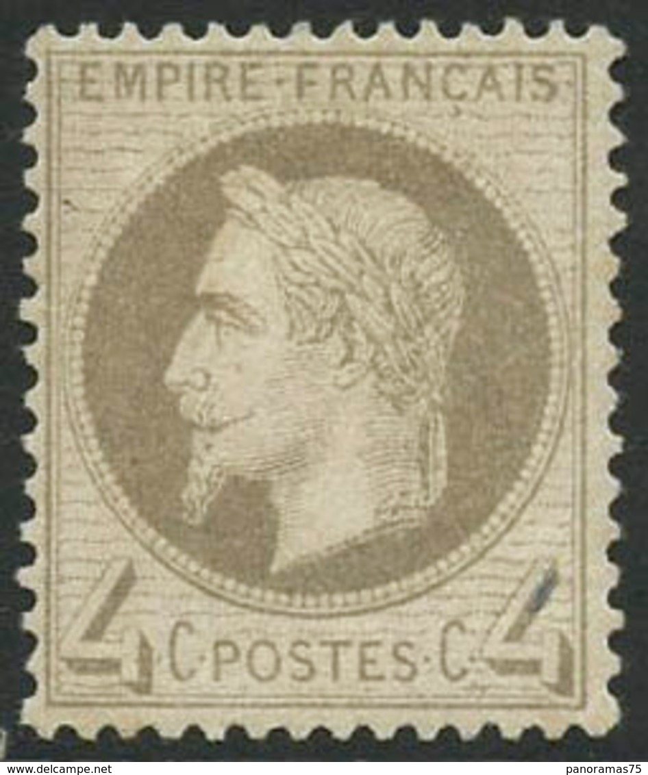 * N°27 4c Gris - TB - 1863-1870 Napoleon III Gelauwerd