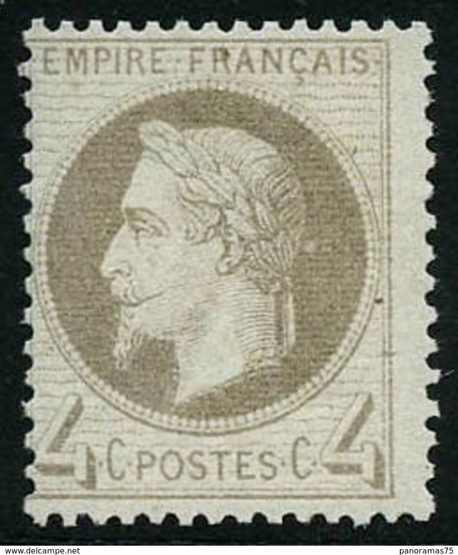 * N°27 4c Gris - TB - 1863-1870 Napoleon III Gelauwerd