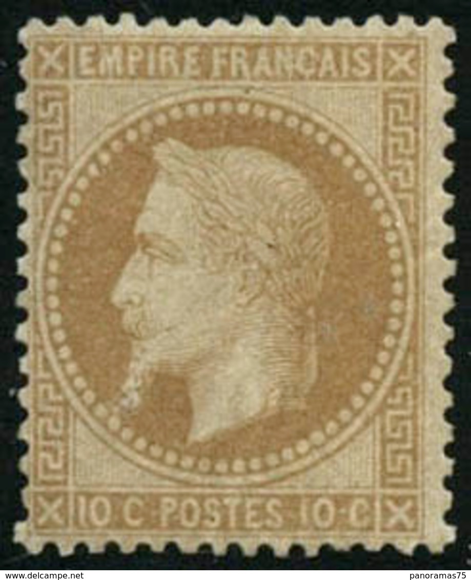 * N°28A 10c Bistre, Type I - TB - 1863-1870 Napoléon III. Laure