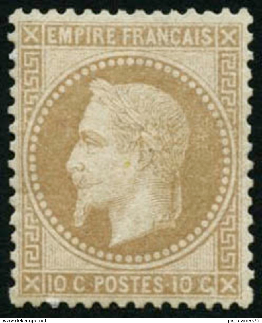 ** N°28B 10c Bistre, Type II Pièce De Luxe - TB - 1863-1870 Napoléon III. Laure