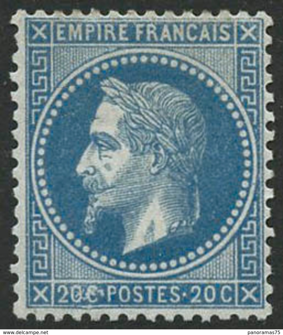 * N°29B 20c Bleu, Type II - TB - 1863-1870 Napoleon III Gelauwerd