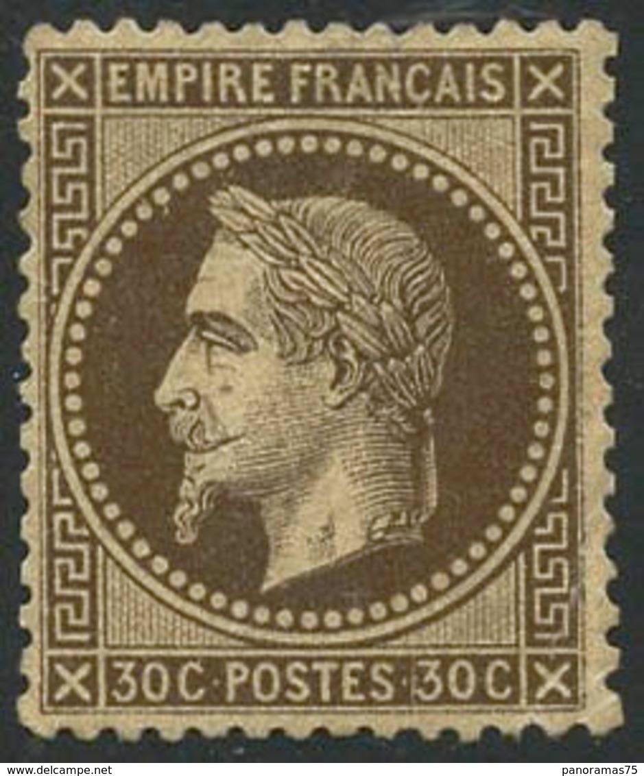 ** N°30b 30c Brun-noir - TB - 1863-1870 Napoleon III Gelauwerd