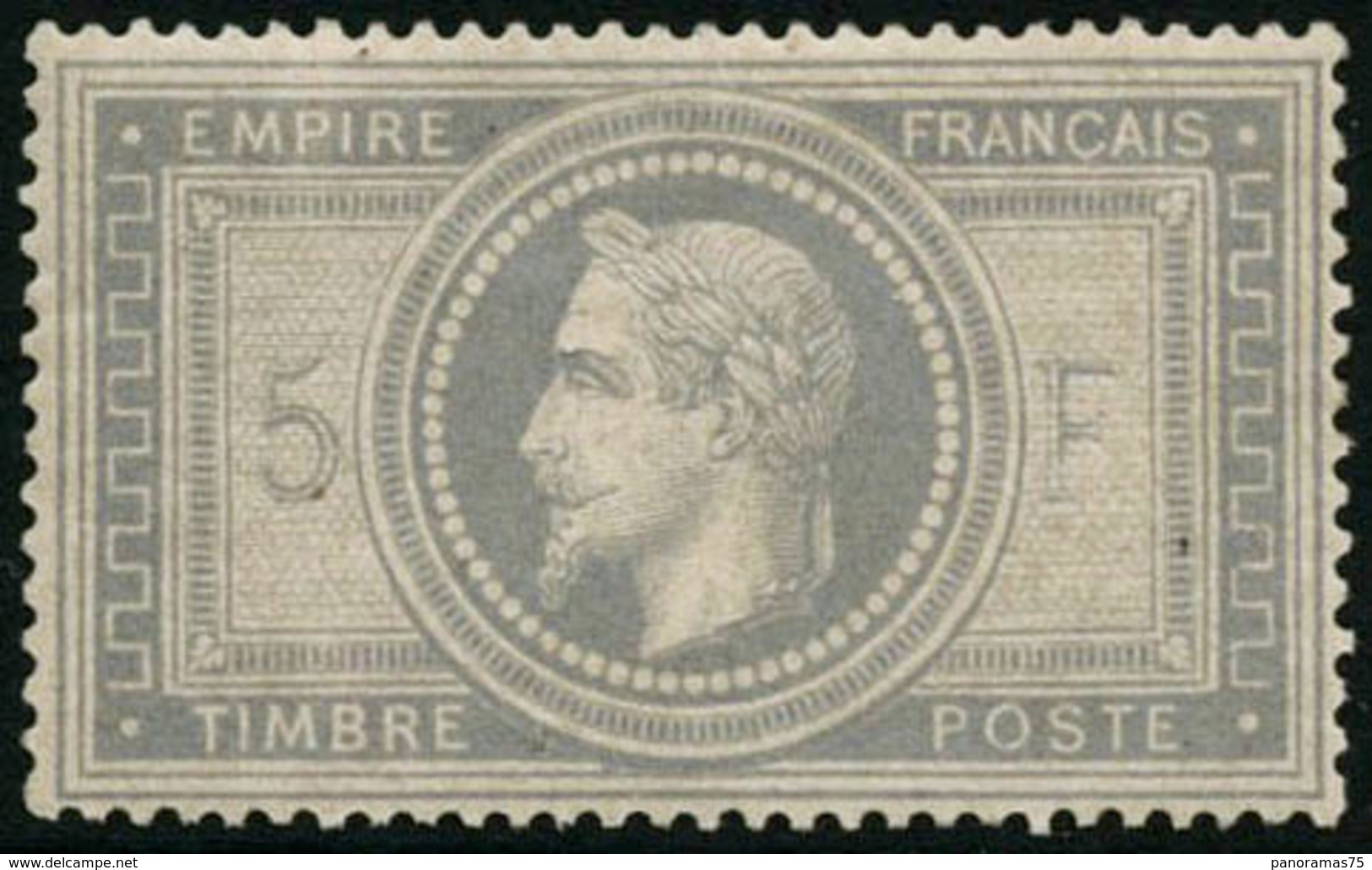 ** N°33 5F Empire, Signé Calves - TB - 1863-1870 Napoléon III. Laure