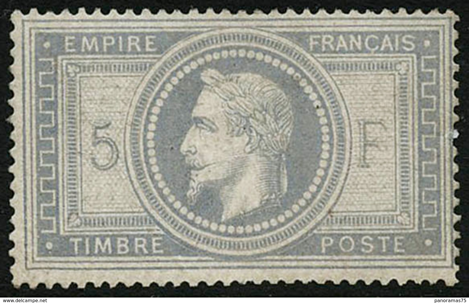 * N°33 5F Empire, Quasi SC, Signé Brun - TB - 1863-1870 Napoleon III Gelauwerd