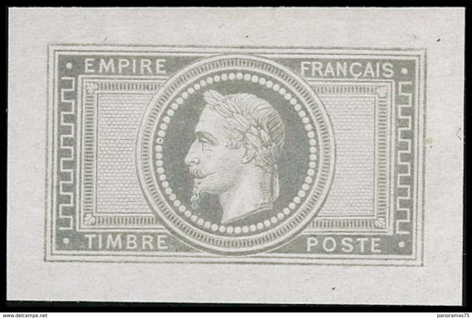 (*) N°33 Petite épreuve En Violet-gris Sans Faciale - TB - 1863-1870 Napoléon III. Laure