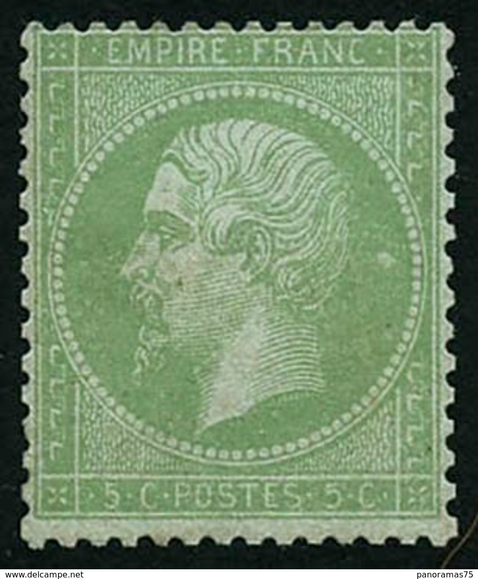 ** N°35 5c Vert Pâle S/bleu - TB - 1863-1870 Napoleon III Gelauwerd