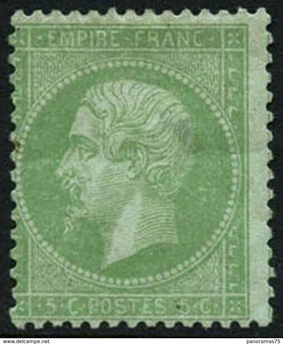 * N°35 5c Vert Pâle S/bleu - TB - 1863-1870 Napoleone III Con Gli Allori