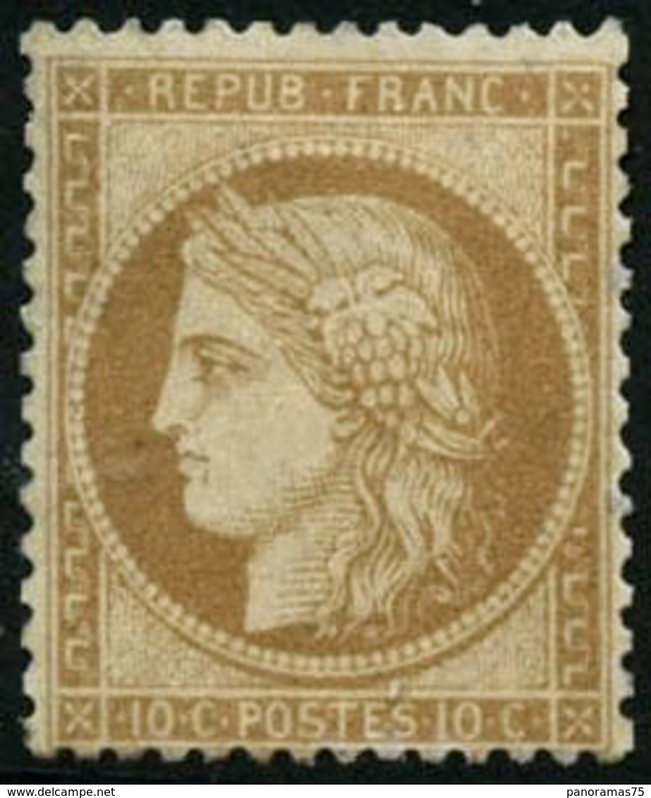 ** N°36 10c Bistre - TB - 1870 Beleg Van Parijs