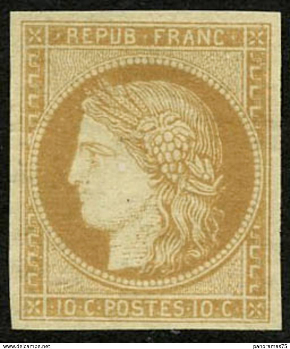 (*) N°36c 10c Bistre (Granet) SG - TB - 1870 Belagerung Von Paris