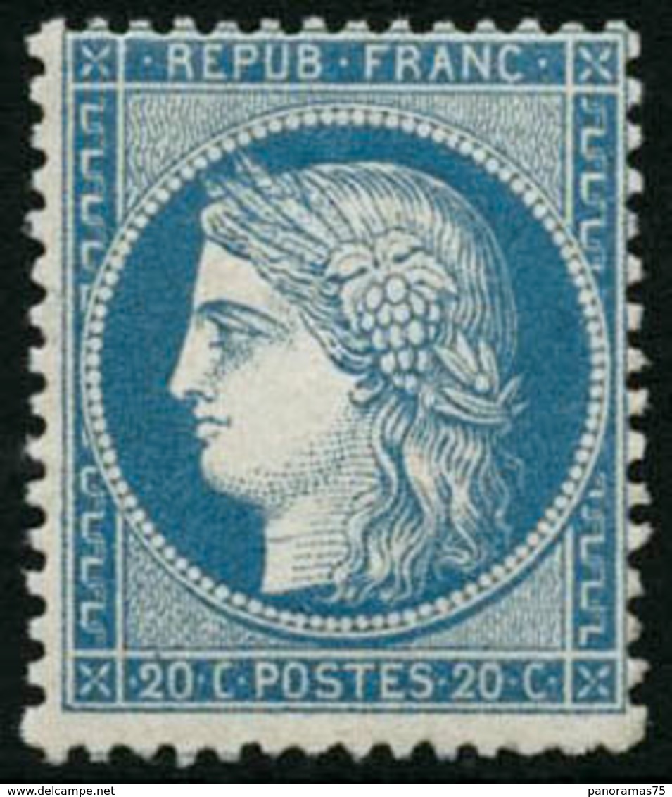 ** N°37 20c Bleu - TB - 1870 Beleg Van Parijs