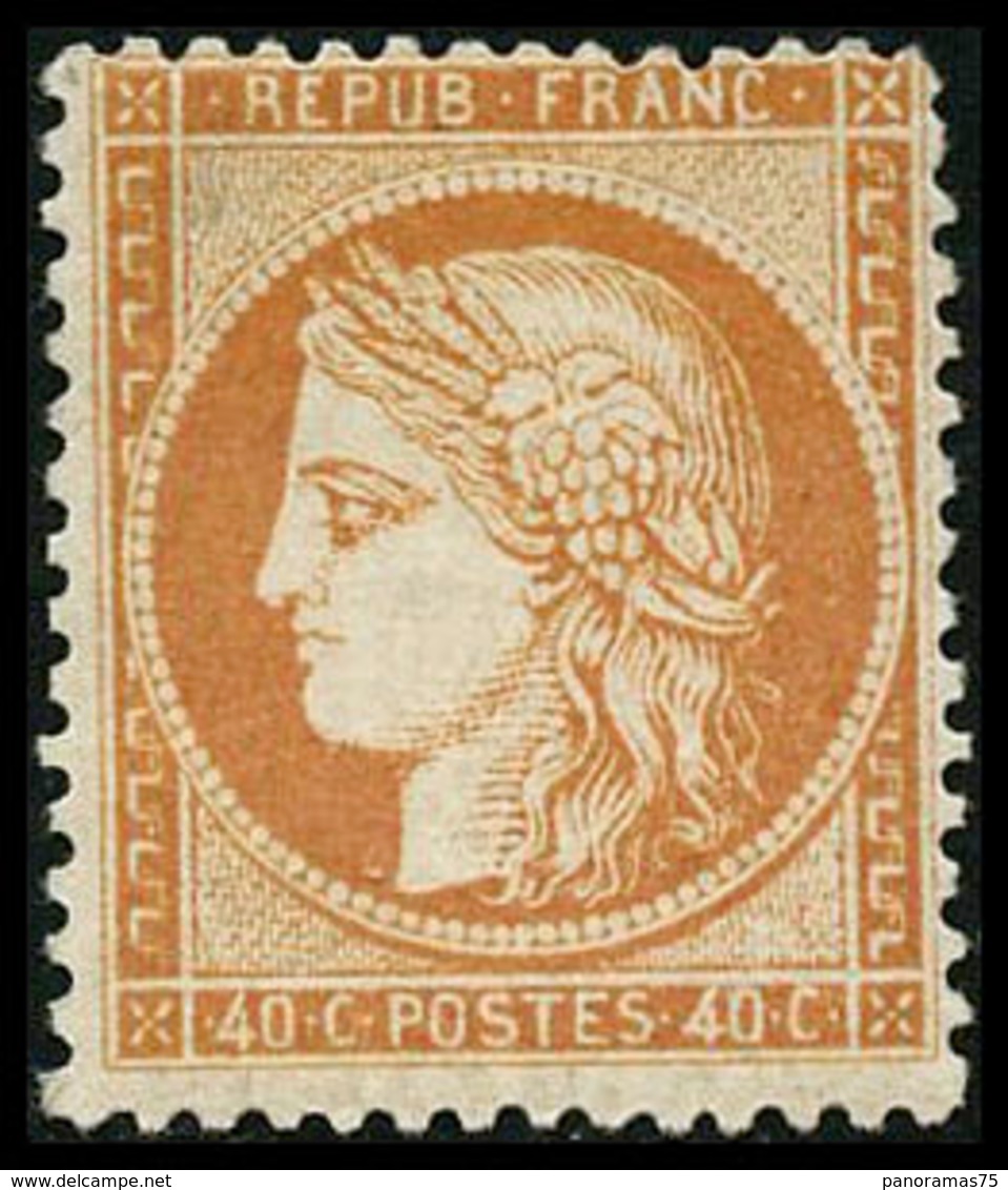 ** N°38 40c Orange, Signé Calves Et Roumet - TB - 1870 Beleg Van Parijs