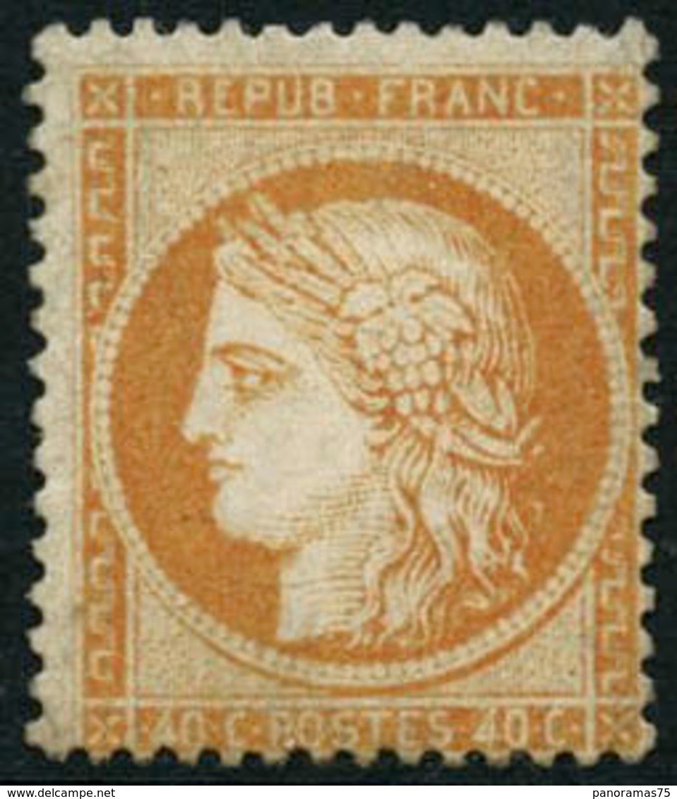 * N°38 40c Orange, Signé JF Brun - TB - 1870 Beleg Van Parijs