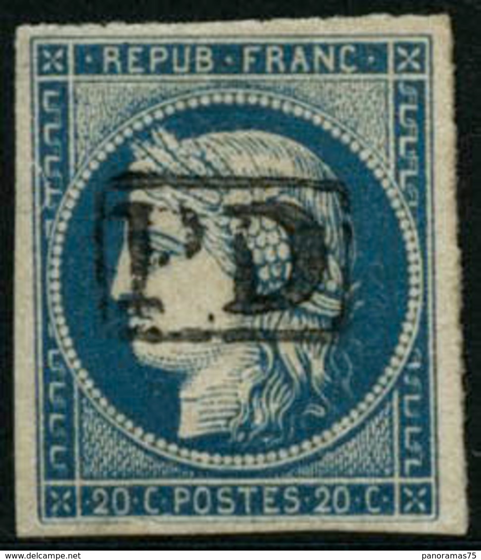 Oblit. N°12 20c Bleu, Obl PD (Réunion) - TB - Sonstige & Ohne Zuordnung
