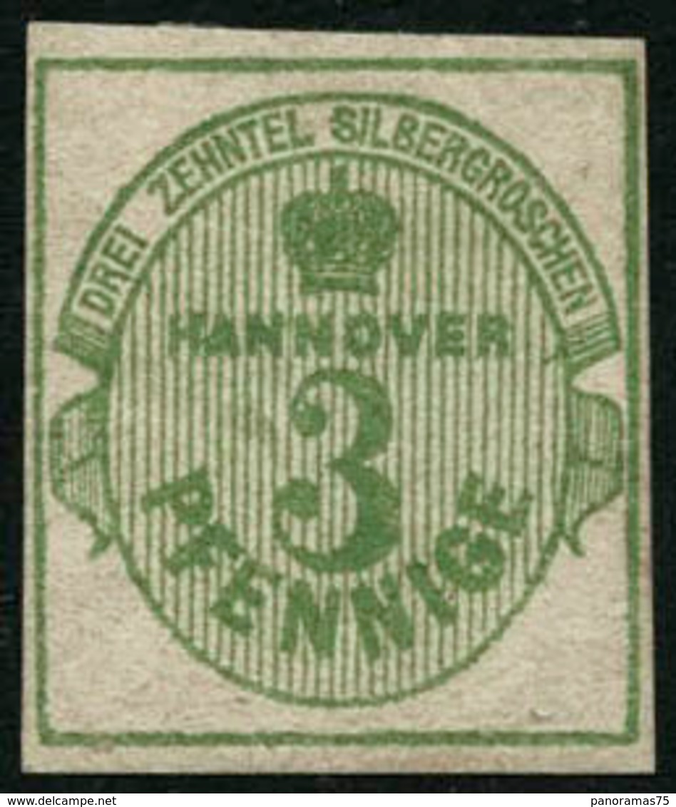 * N°15 3pf Vert-jaune - TB - Hannover