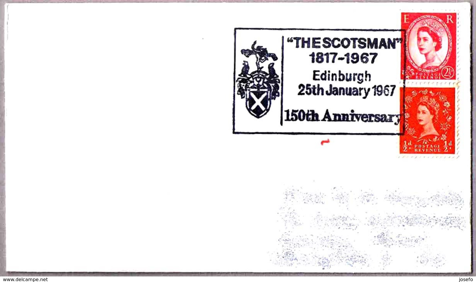 150 Anniv. THE SCOTSMAN. Periodico - Newspaper - Journal. Edinburgh 1967 - Sin Clasificación
