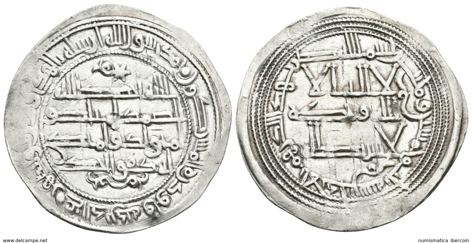 EMIRATO INDEPENDIENTE. Muhammad I. Dirham. 253H. Al-Andalus. V.266-67; Miles 1441-g. Ar. 2,62g. MBC+. - Islamische Münzen