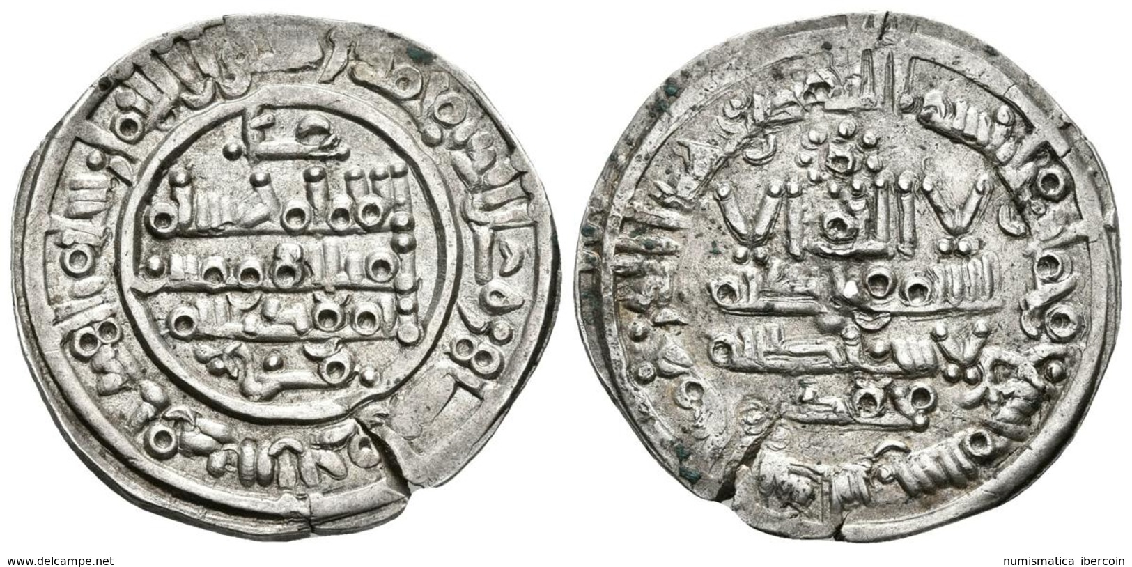 CALIFATO DE CORDOBA. Hisham II. Dirham. 389H. Al-Andalus. Citando A `Amir Y Muhammad. V. 551; Miles 316. Ar. 3,54g. EBC/ - Islámicas