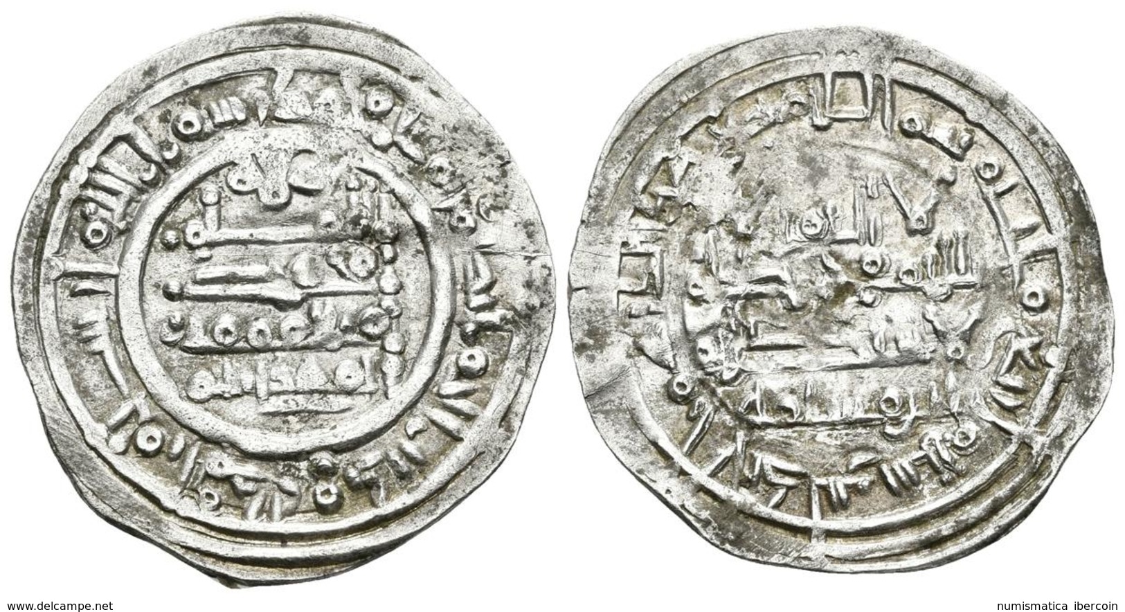 CALIFATO DE CORDOBA. Muhammad II. Dirham. 400H. Al-Andalus. Citando A Ibn Maslamah. V. 689; Prieto 5. Ar. 2,34g. MBC+. M - Islamic