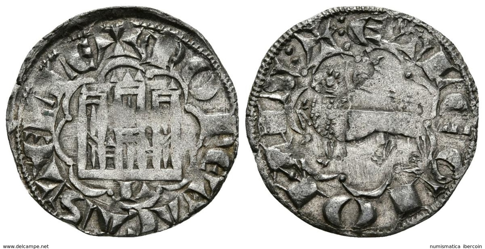 ALFONSO X. Novén. (1252-1284). León. AB 267. Ve. 0,84g. MBC+. - Other & Unclassified