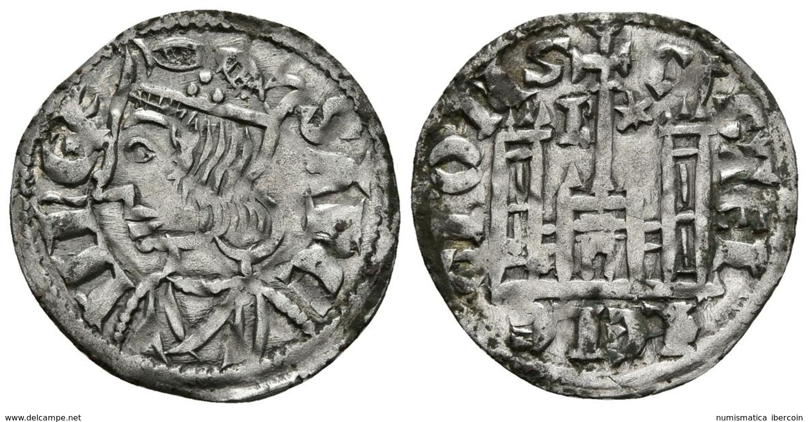 SANCHO IV. Cornado. (1284-1295). Burgos. AB 296. Ve. 0,82g. MBC+. - Other & Unclassified