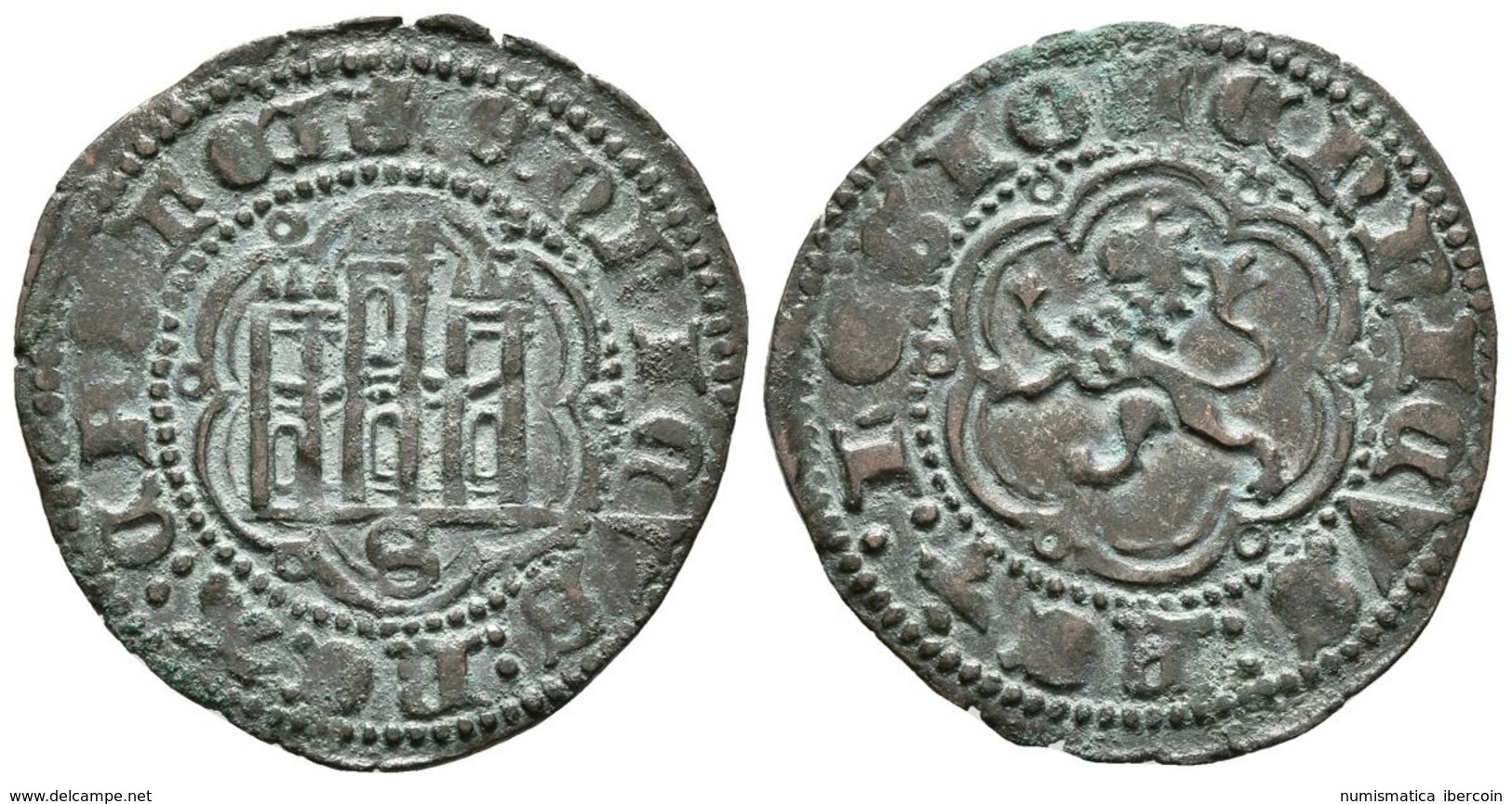 ENRIQUE III. Blanca. (1390-1406). Sevilla. A/ + ENRICUS : REX : CASTEL. R/ + ENRICUS : REX : LEGIO. AB 602 Var. Ve. 1,98 - Sonstige & Ohne Zuordnung
