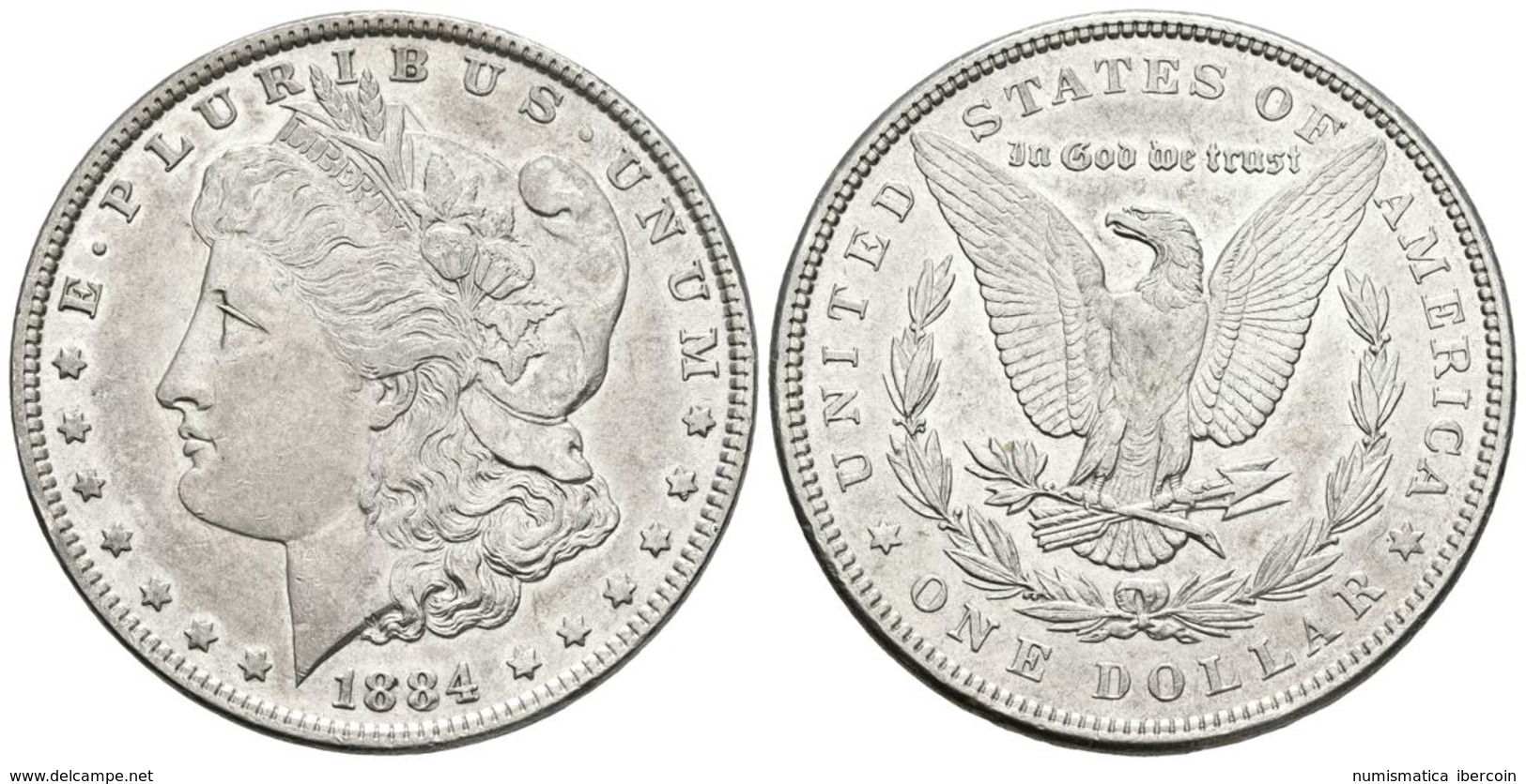 ESTADOS UNIDOS. 1 Dollar. 1884. Philadelphia. Km#110. Ar. 26,64g. EBC-. - Other & Unclassified