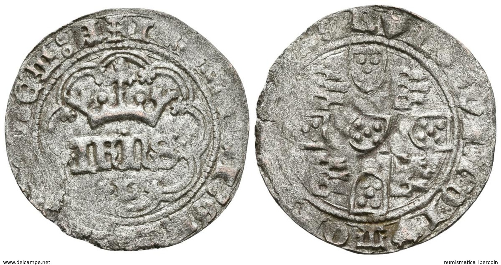PORTUGAL. Joao I. Real De 3 1/2 Libras. (1385-1433). Lisboa. Gomes 54.05. Ve. 1,56g. MBC. - Other & Unclassified