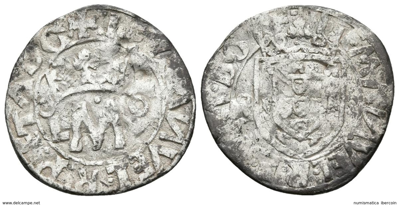 PORTUGAL. Manuel I. Vintem. 1495-1521. Lisboa. Gomes 26.05. Ar. 1,75g. MBC-. - Otros & Sin Clasificación