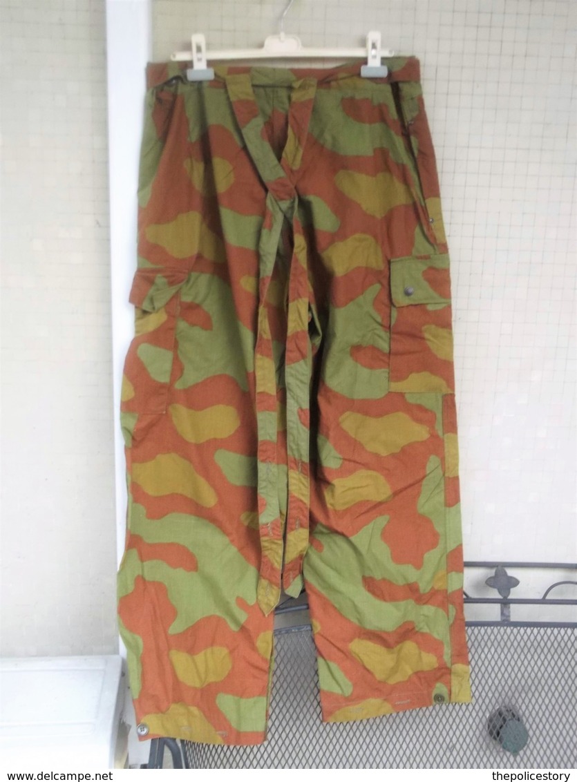 Giacca pantaloni mimetica M29 Maresciallo E.I.  anni '70/80 marcata completa ottima tg. XL