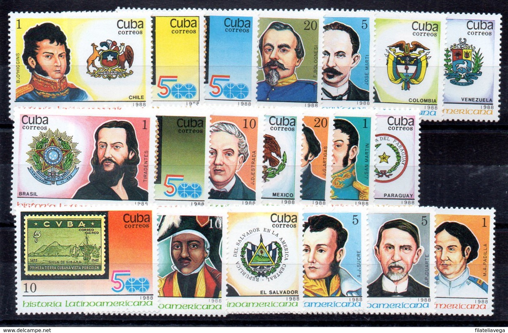 Serie De Cuba N ºYvert 2879/98 (**) - Unused Stamps