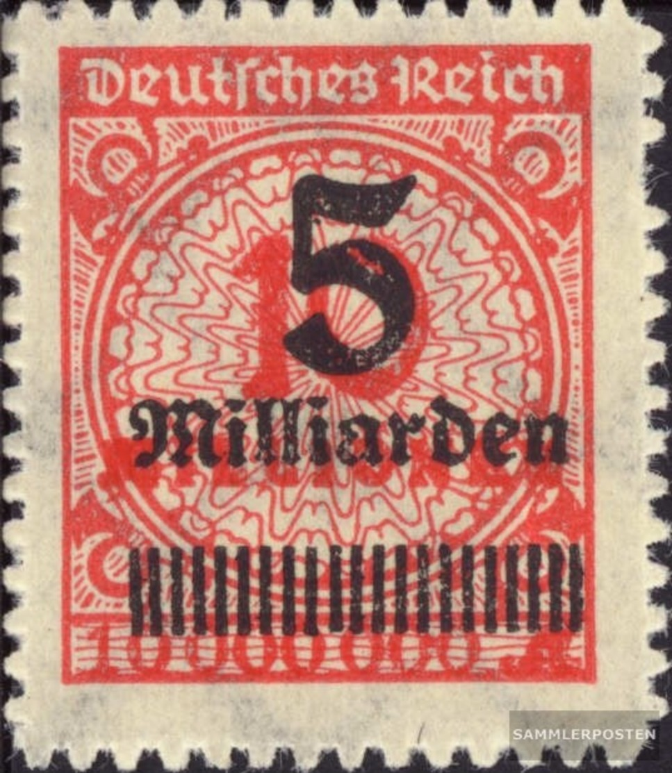 Deutsches Reich 334B Con Puntura (sempre Imperfetta) Con Fold 1923 Iperinflazione - Ungebraucht