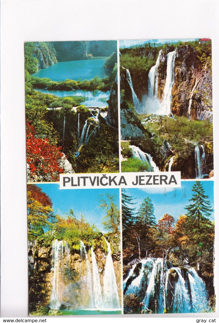 PLITVICKA JEZERA, Croatia, 1983 Used Postcard [22273] - Croatia