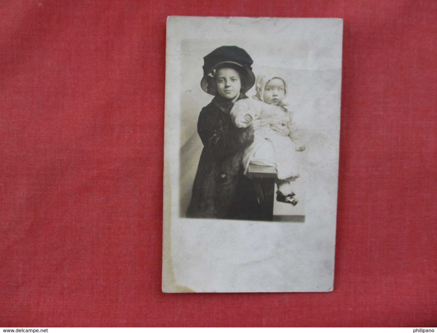 RPPC  Davis Photo-- Pittsburg PA.  Young Girl With Baby   Ref. 3078 - Other & Unclassified