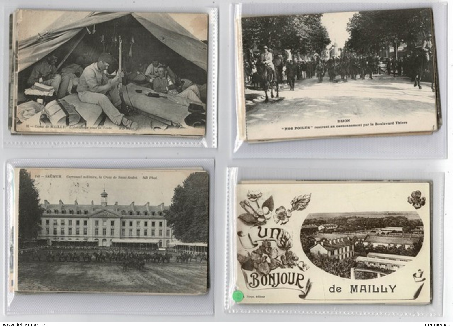 Militaria 370 CP+ Correspondances. Scannées Par Paquets De 10 Cartes, Les + Intéressantes étant Visibles. - 100 - 499 Cartes