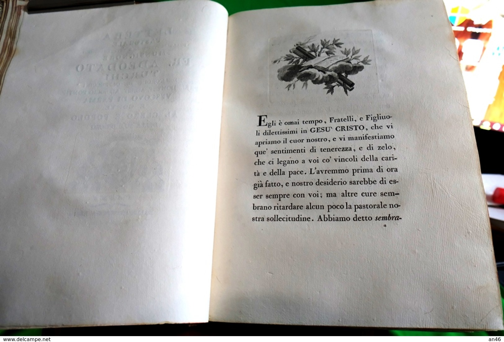 I°e II° Tomo_A.DEODATO TURCHI-OMELIE e LETTERE PASTORALI 1788-1792/5-1° edizione-stamperia reale di Parma-