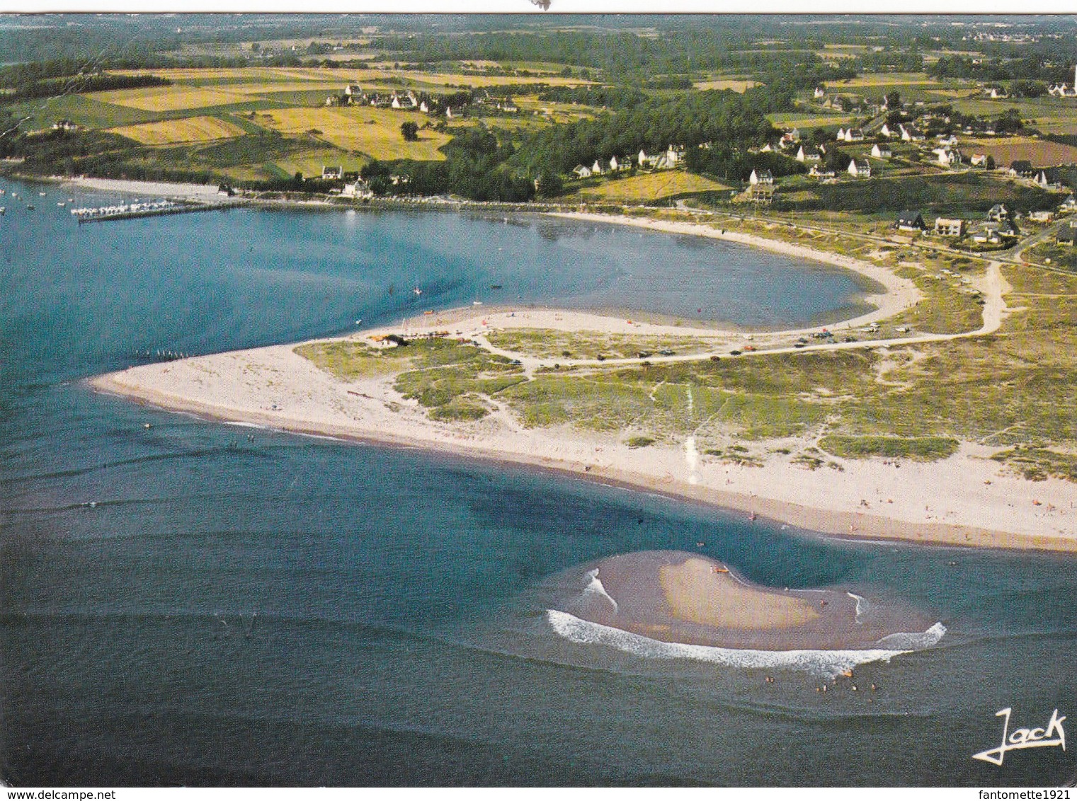 GUIDEL PLAGE VUE GENERALE DE L'ESTUAIRE DE LA LAITA (dil321) - Guidel