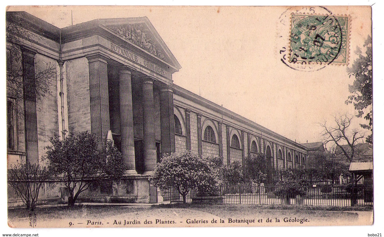 3336 - Paris 5e -  Jardin Des Plantes - Galerie De La Botanique Et De La Géologie - N°9 - - Arrondissement: 05