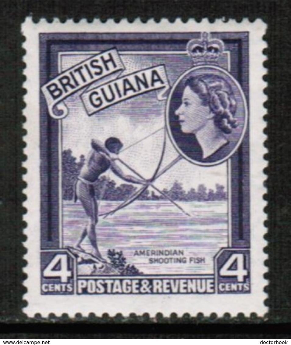 BRITISH GUIANA   Scott # 256* VF MINT LH (Stamp Scan # 432) - Guyane Britannique (...-1966)