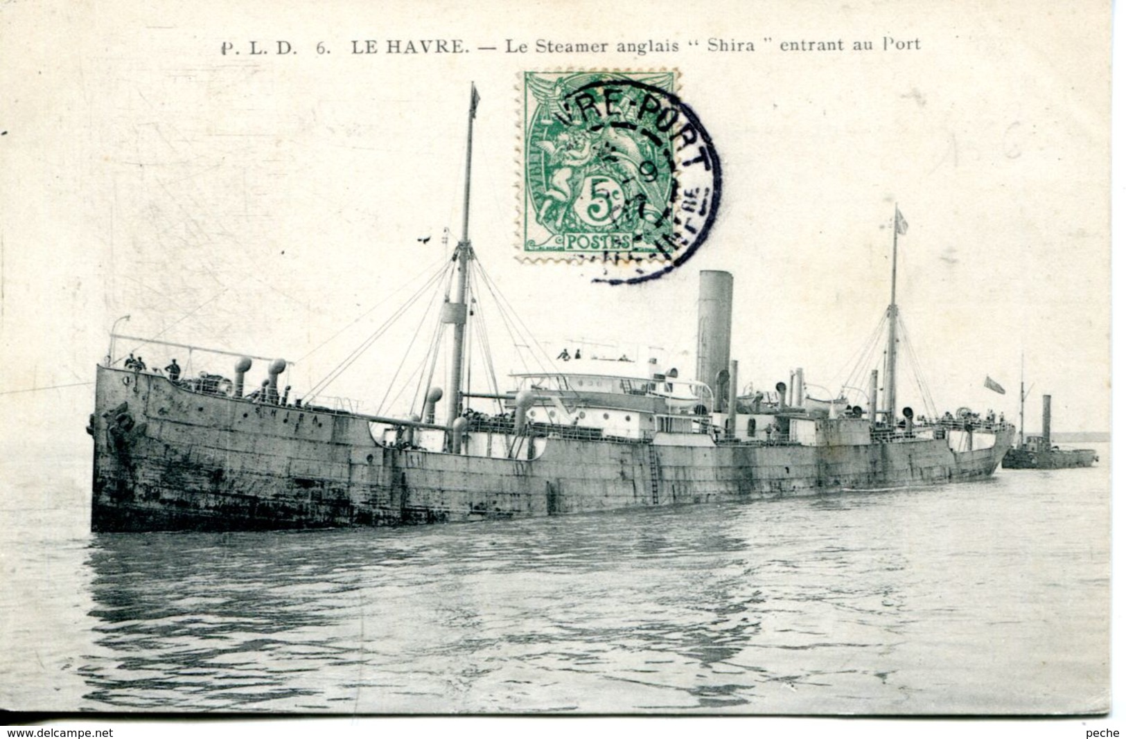 N°66460 -cpa Le Havre -le Steamer Anglais "Shira" - Commerce