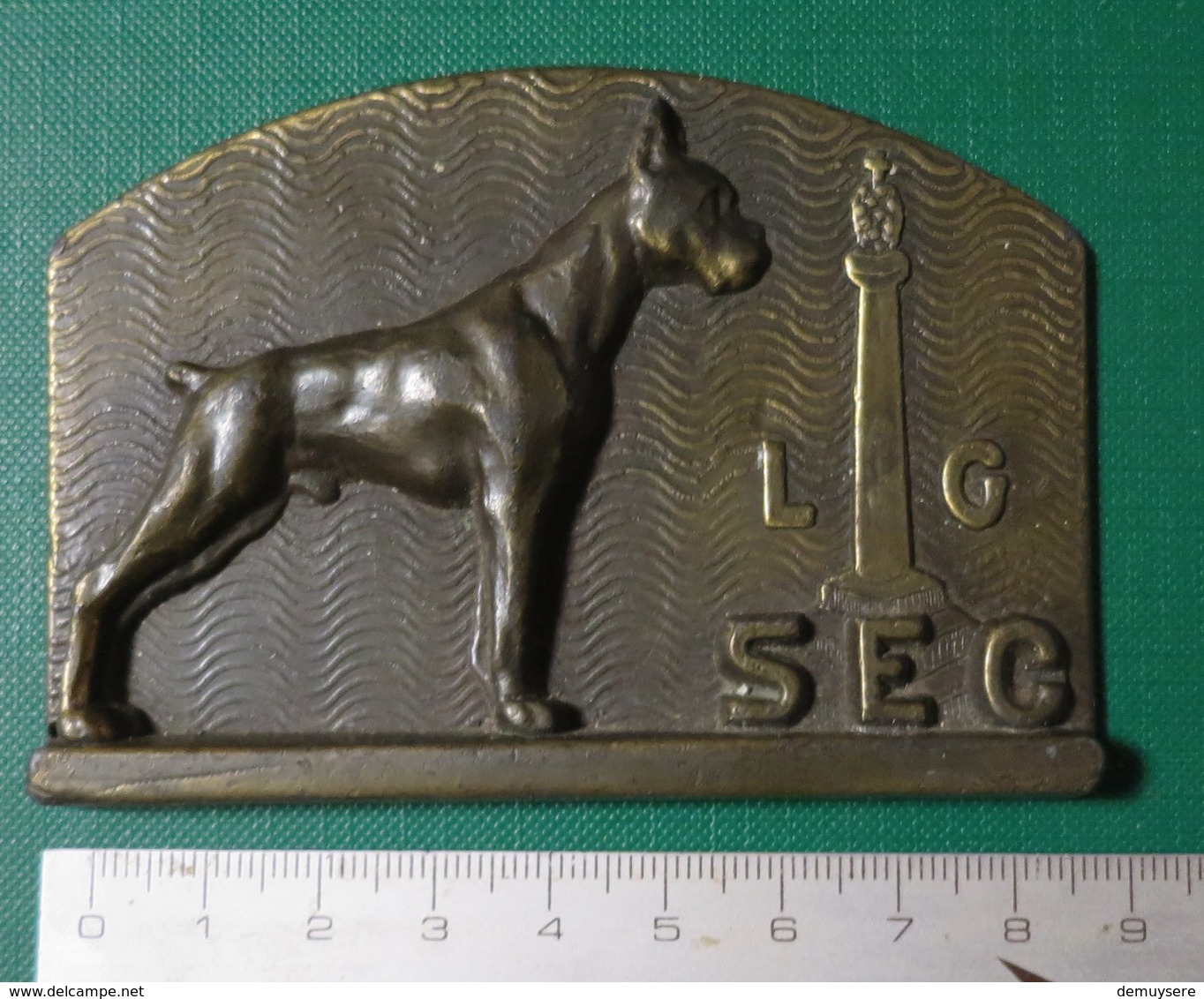 M U ( 2 Scans ) Bronze Chien - L G - SEC - Bronzen Hond - 195 Gram - Bronzes