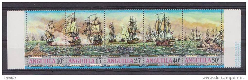 Anguilla 1971 Mi. 127-131** MNH - Schiffe - Ships - Anguilla (1968-...)