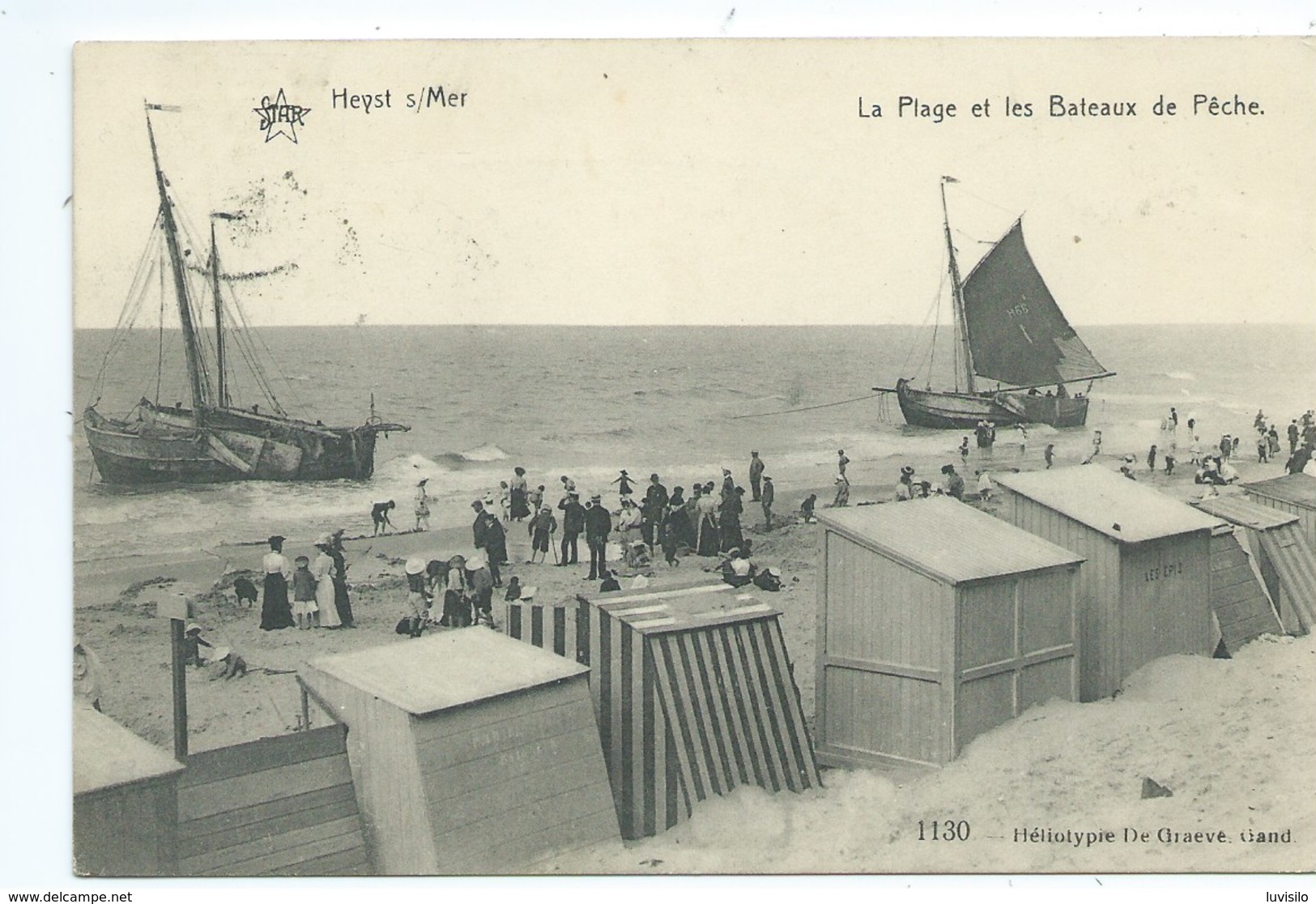 Heist Heyst La Plage Et Les Bateaux De Pêche - Heist