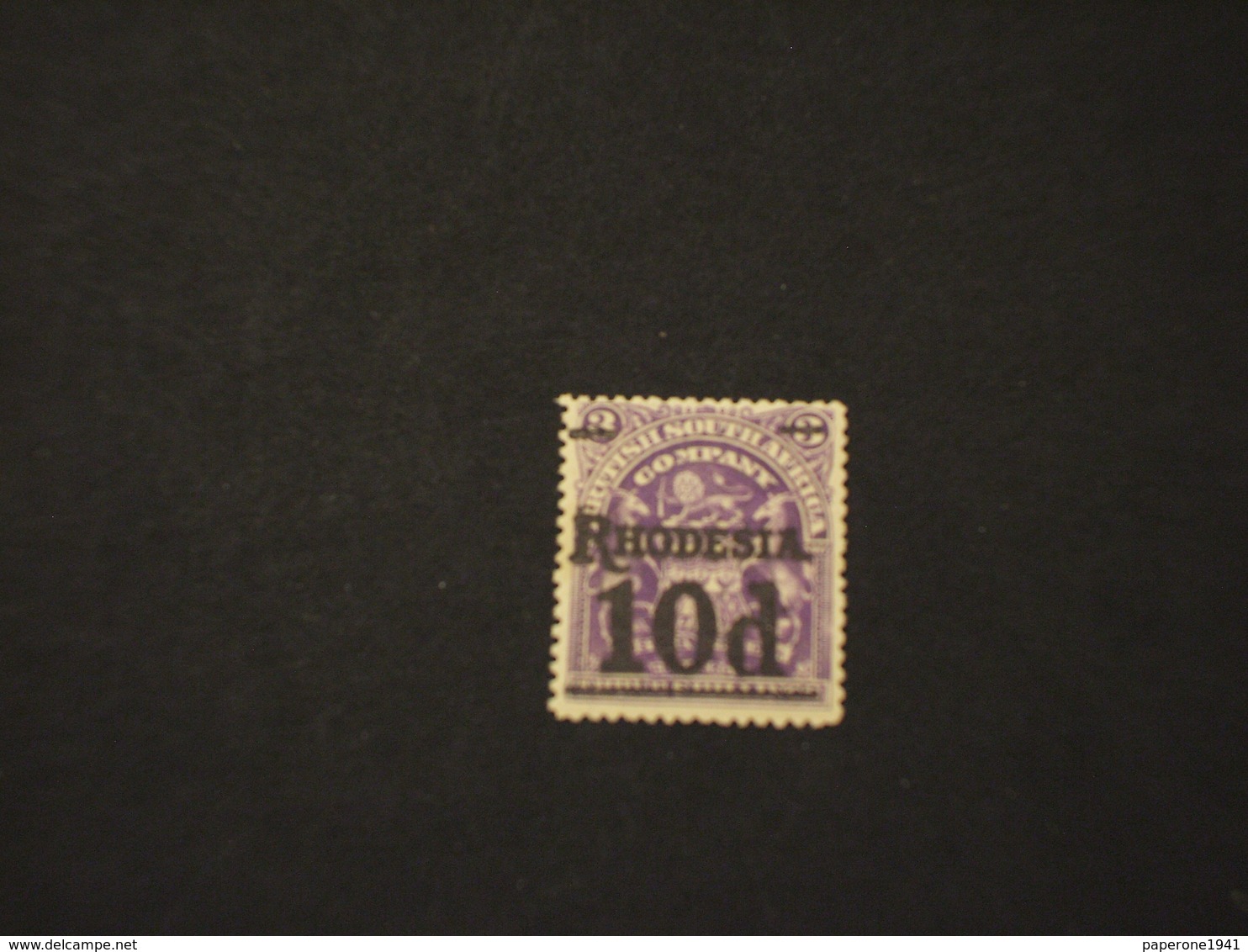 RHODESIA SUD - 1909 STEMMA 10 P.su 3  - NUOVO(+) - Southern Rhodesia (...-1964)